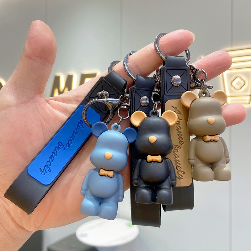 Móc khoá xe máy gấu cute dễ thương treo chìa khoá,móc khoá treo balo,phụ kiện túi xách phong cách hàn quốc Bolita