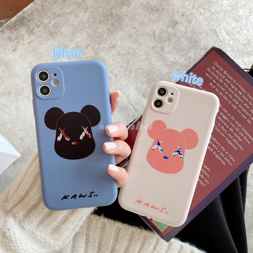 👏Ready Stock🎀 Ốp điện thoại họa tiết gấu chống va đập cho Iphone 12 11 Pro Max 12 Mini Se 2020 X Xr Xs Max 8 7 6 6s Plus