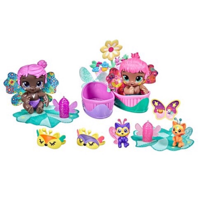 Set 2 búp bê baby alive mini 14 món