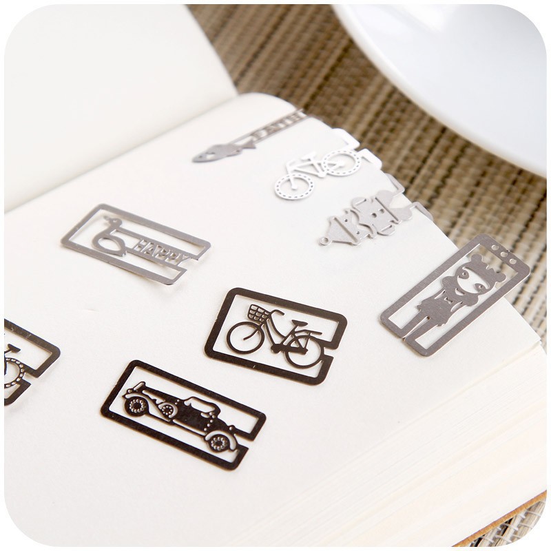 Đánh dấu trang bookmark kim loại Cá store ghim giấy, độc lạ