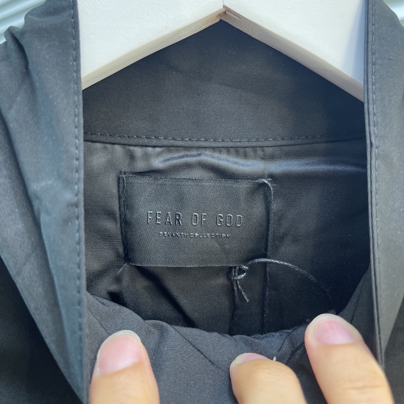 ⚡️[Nomar Quality] - Áo Khoác FEAR OF GOD Vintage Black Souvenir Jacket Seventh Collection, Áo khoác gió FOG