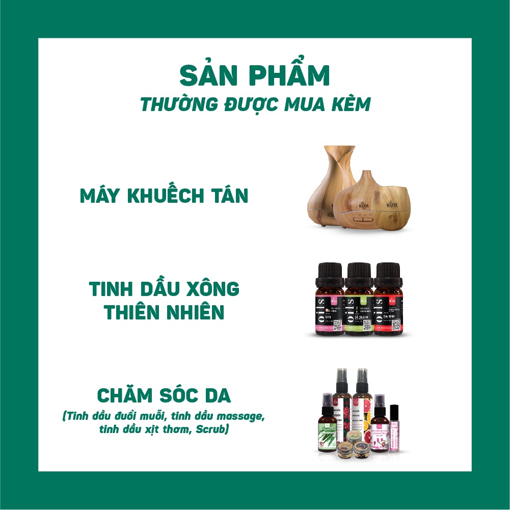 Tinh dầu thiên nhiên xông phòng Nhiệt Đới Haeva ngủ ngon, tốt cho hô hấp