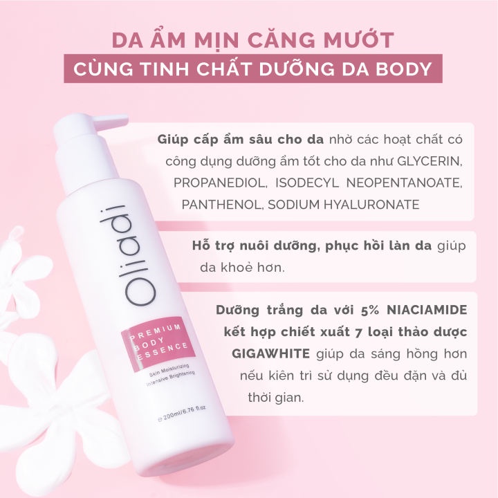 [TẶNG TẮM TRẮNG] OLIADI - Kem Body Oliadi BAN ĐÊM Chính Hãng - Trắng Da Dưỡng Ẩm Nuôi Dưỡng Làn Da Mềm Mại Chai 200ml