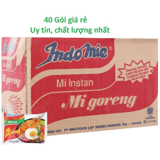 Mì Indomie Mẫu 2022 - Hiệu Mi Goreng, Iga Penyet, Rendang, Pedas
