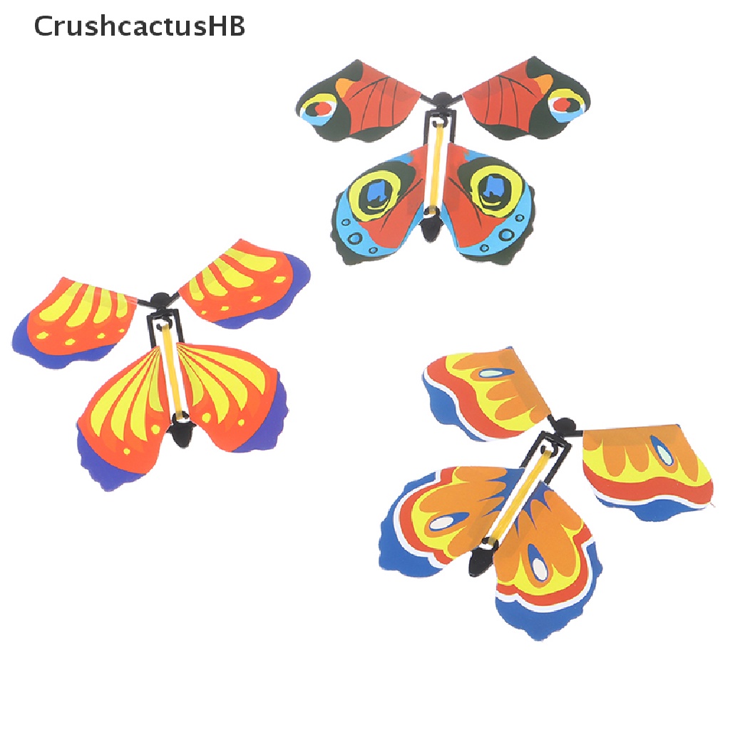 [CrushcactusHB] 5Pcs Magic Flying Out Butterfly Surprise Magic Props Mystical Trick Toys Hot Sell