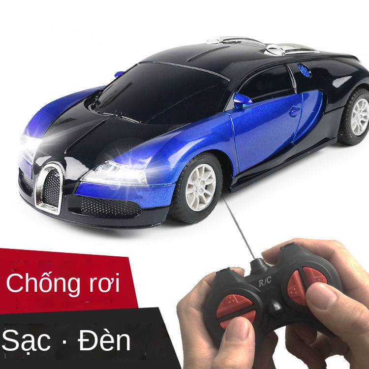 ✿Đồ chơi trẻ em ô tô cậu bé điều khiển từ xa ô tô đồ chơi đua xe bugatti mô hình chống rơi có thể sạc lại đồ chơi ô tô d