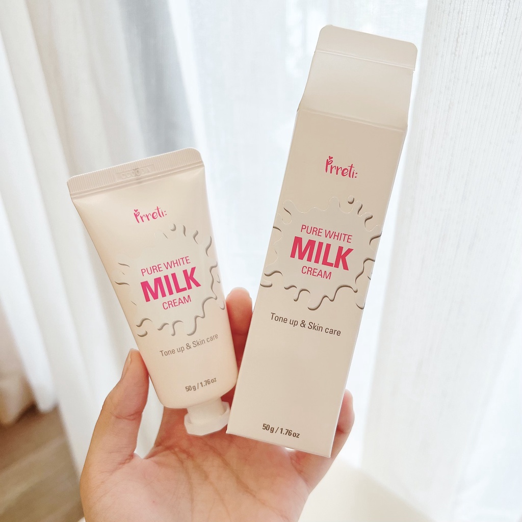 Kem dưỡng trắng nâng Tone Da Pure White Milk Cream