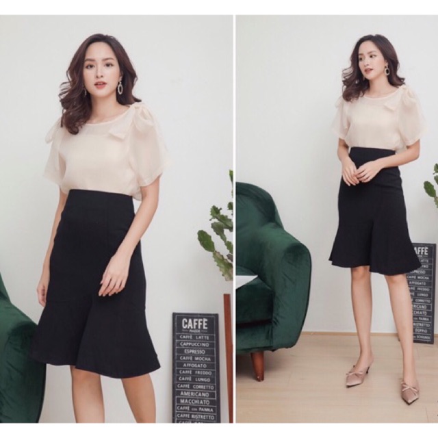 [FREE SHIP - Ảnh thật] Chân váy bút chì đuôi cá cao cấp