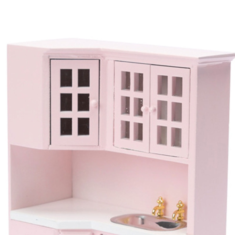 Đồ trang trí Tủ Chén Nhà Bếp Dùng Trang Trí Nhà Búp Bê DIY