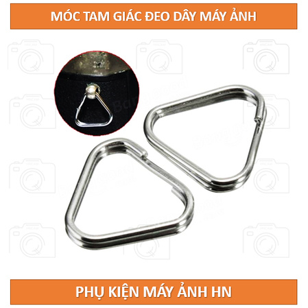 Khuyên móc tam giác dây đeo cho máy ảnh, bộ khóa dây đeo