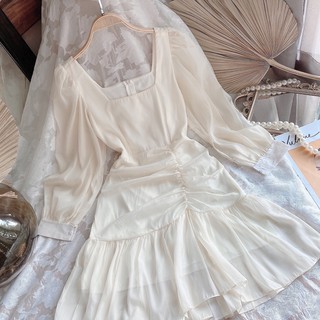 Váy nude voan đuôi cá(sẵn tại shop )