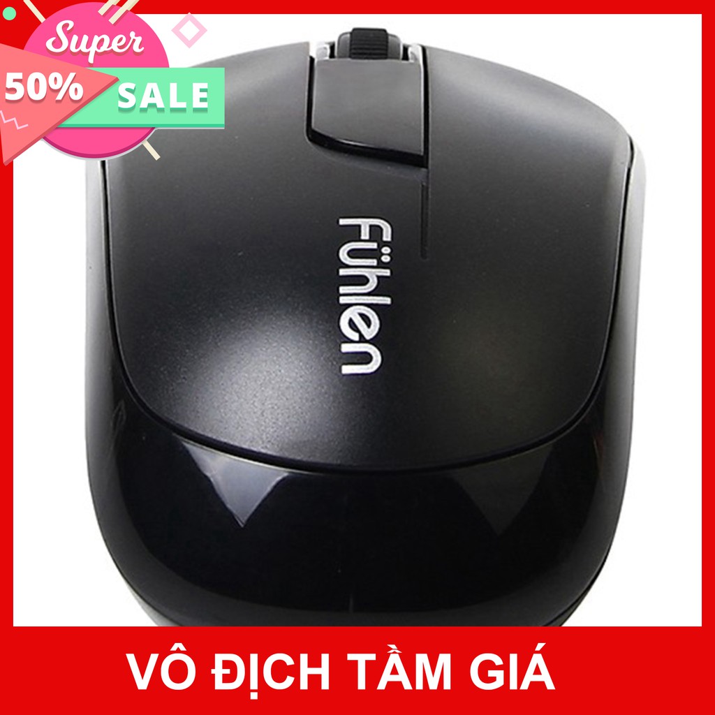 Chuột không dây Fuhlen A09B - Có pin đi kèm - Chính hãng có Tem ninza chống hàng giả - BH 12 tháng