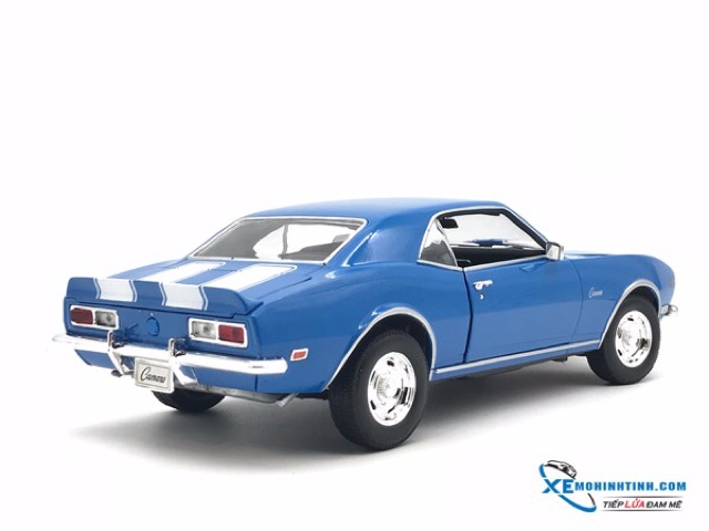 Xe Mô Hình Chevrolet Camaro Z28 1:18 Welly (Xanh Dương)