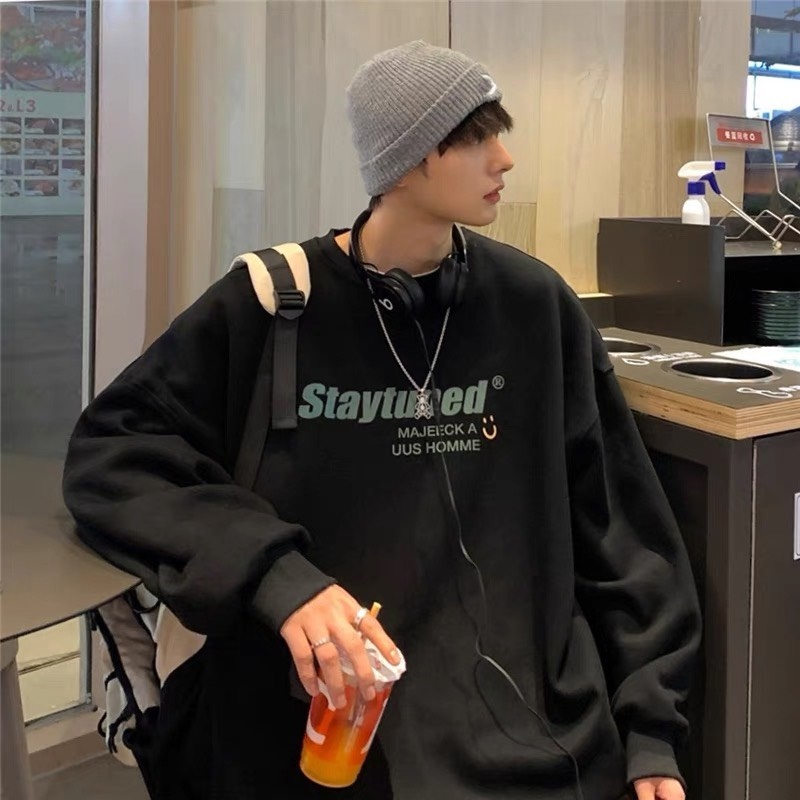 Áo sweater nỉ nam nữ dài tay form rộng chất dày dặn hàng đẹp SWE10 | BigBuy360 - bigbuy360.vn