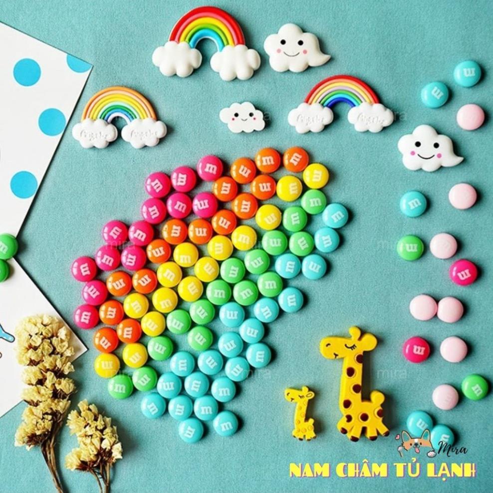 Nam Châm Tủ Lạnh 3D Thông Điệp Chữ M Trang Trí Bàn Học, Bàn Làm Việc, Đính Note MIRA-3D68005