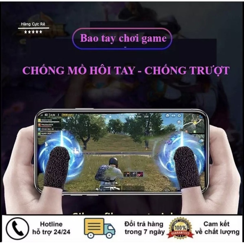 [FREESHIP] Bộ bao 2 ngón tay chuyên dụng chơi game mobile chống ra mồ hôi tay