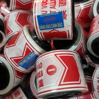 Dây rào cảnh báo cuộn chắn công trình  "KHU VỰC CẤM VÀO"