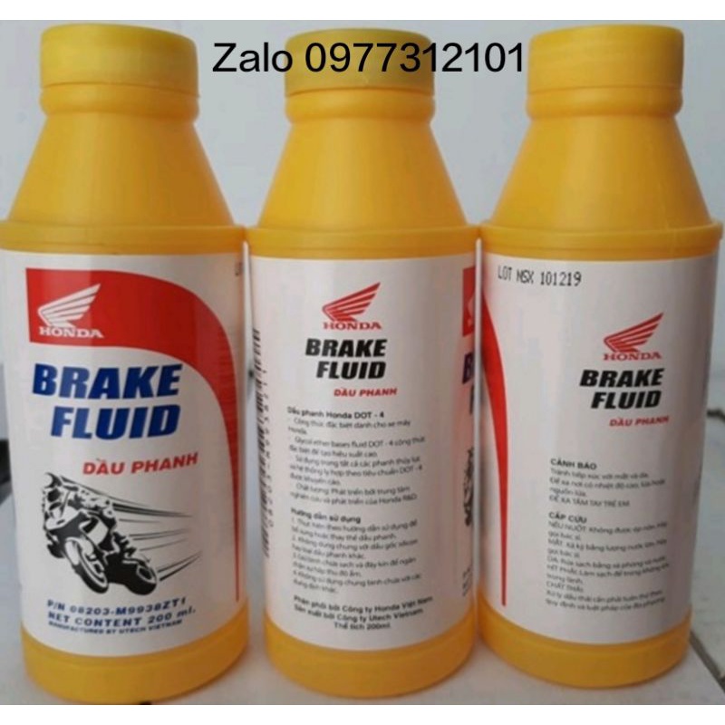 Dầu phanh (dầu thắng) Honda chính hãng