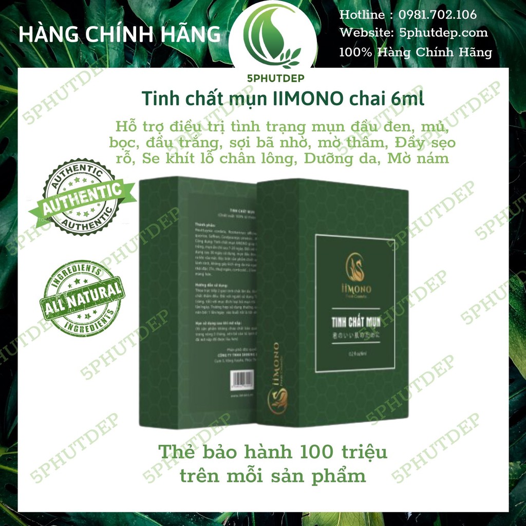 Tinh chất mụn IIMONO 6ml