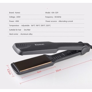 Máy duỗi tóc Kemei 329