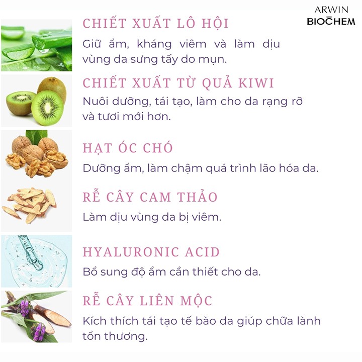 Tẩy tế bào chết Biochem cao cấp dành cho mặt chiết xuất hoa quả 200g