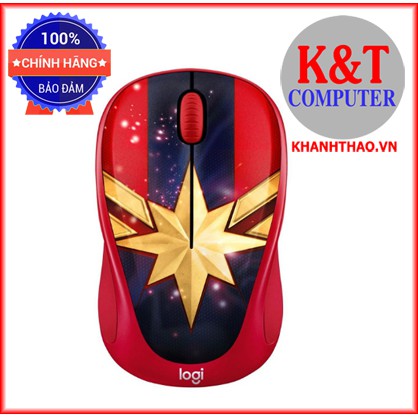 Chuột Không Dây Logitech M238 Marvel Collection - Hàng Chính Hãng