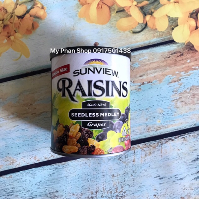 Nho Khô Hỗn Hợp Raisins Sunview Mỹ 425g