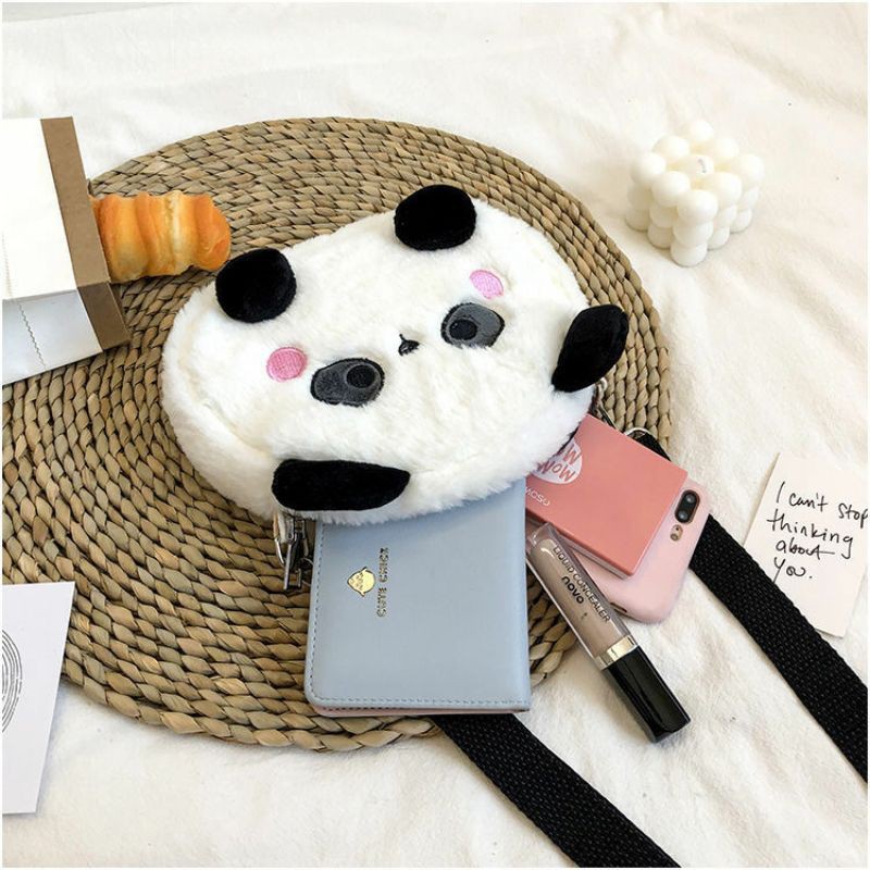 Túi đeo chéo Ulzzang bé gấu trúc dễ thương, cute