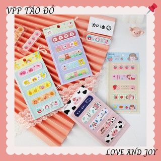 Vỉ 5 cái băng cá nhân ugo dán tay mẫu dễ thương - VPP Táo Đỏ