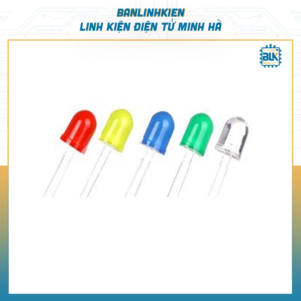 Combo 5 Chú Led 10MM Siêu Sáng Vàng