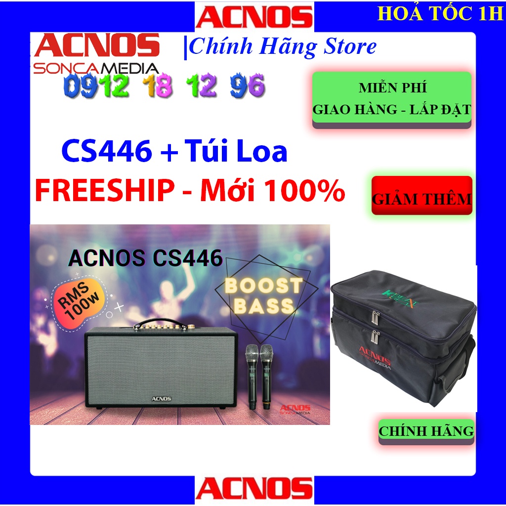 Dàn Âm Thanh Di Động ACNOS CS447 - Hàng chính hãng