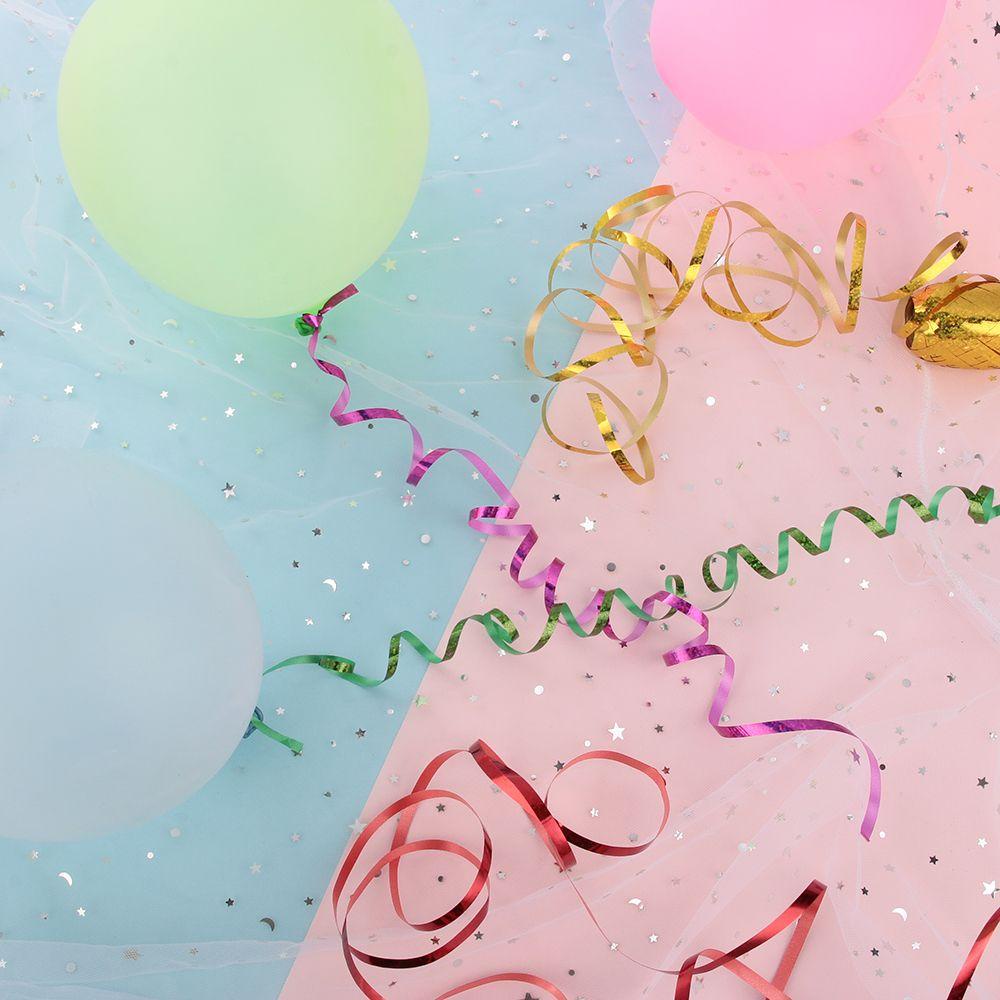 CONOPERY Set 6 Cuộn Ruy Băng 5Mm X 10M Trang Trí Bong Bóng