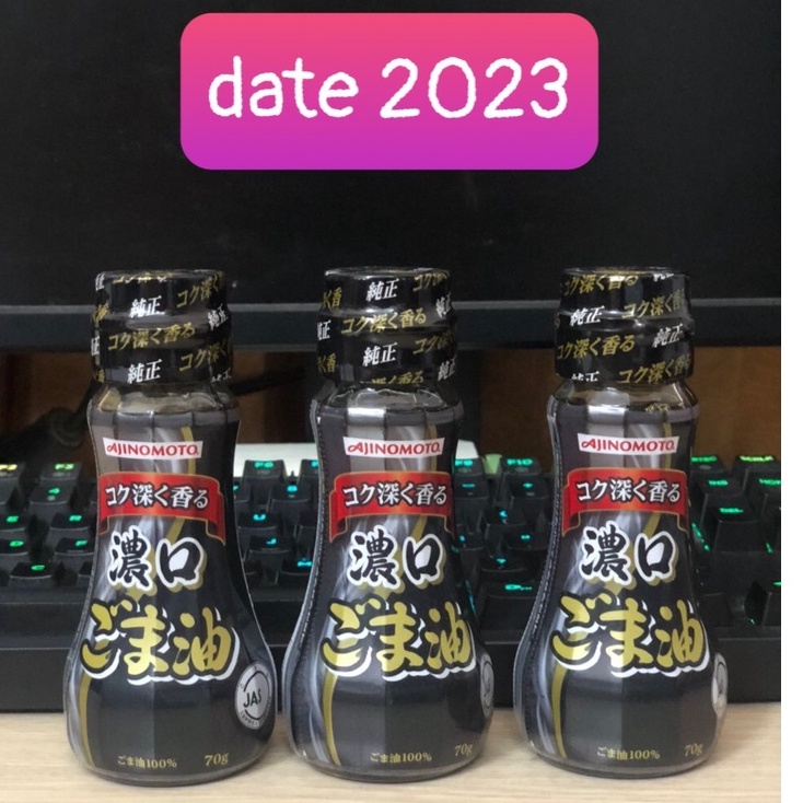 Dầu mè nguyên chất Ajinomoto Nhật 70G ( Date 2023)