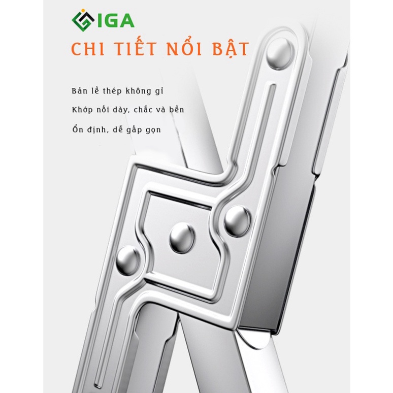 Giàn Phơi Quần Áo IGA Inox 304 Thay Đổi Kích Thước Tiết Kiệm Diện Tích