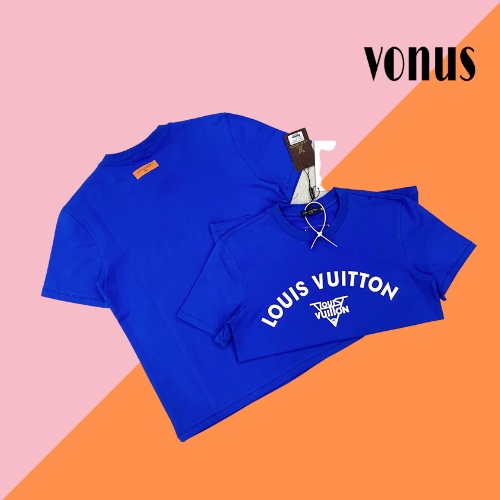 Áo phông nam nữ LV cao cấp I Áo thun ngắn tay nam nữ chất cotton mát co giãn,mềm mịn I Thiết kế trẻ trung I #TL0032. | BigBuy360 - bigbuy360.vn