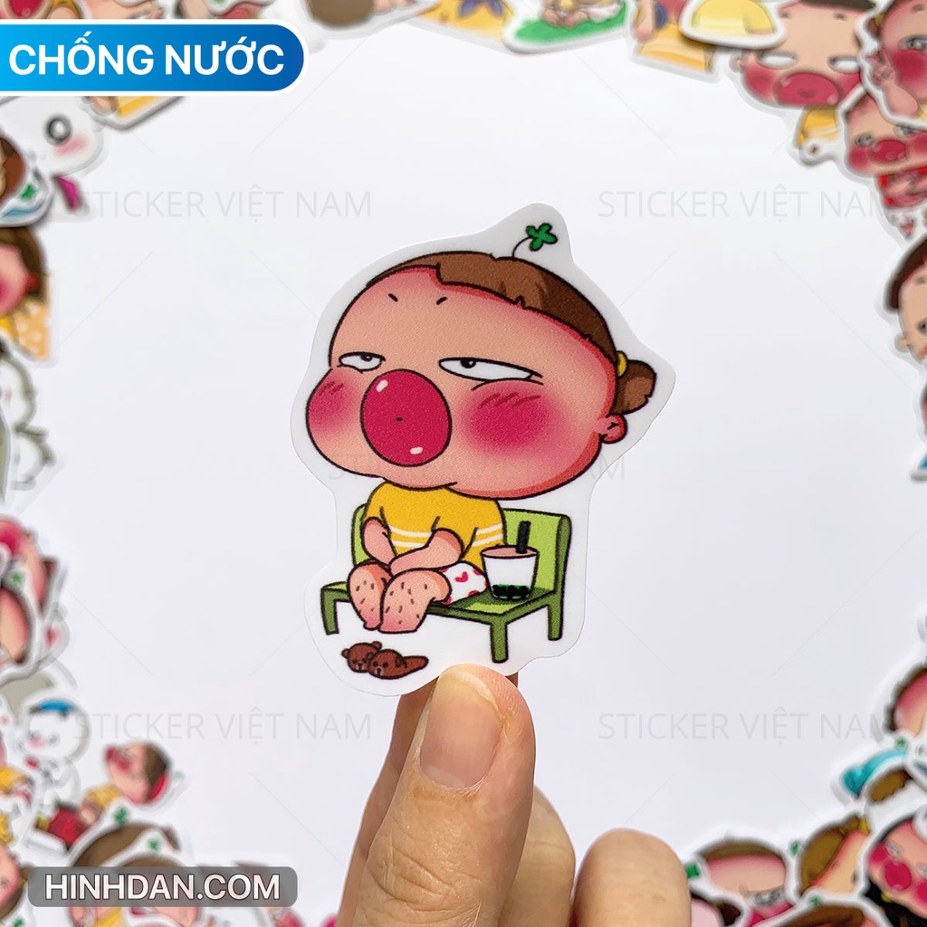 Quỳnh Aka Stickers - Chất Liệu Pvc Cao Cấp Chống Nước Dán Trang Trí - Kích  Thước 4~8Cm - Sticker Việt Nam | Shopee Việt Nam