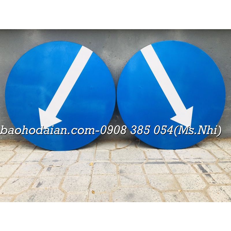 Biển báo giao thông thép mạ kẽm dán decal phản quang 610TQ