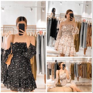 ĐẦM VOAN TRỄ VAI HỌA TIẾT SIÊU XINH CHO MÙA DU LỊCH SẮP ĐẾN - LILIPOP DRESS