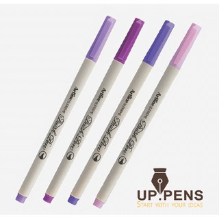 Combo 4 bút lông đầu cọ viết calligraphy Artline Supreme Brush EPFS-F - UP.PENS Collection - Purple Colors 1