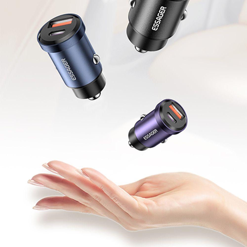 SHOUKEY Ổ CắM SạC Nhanh 30W PD USB Cho Xe Hơi