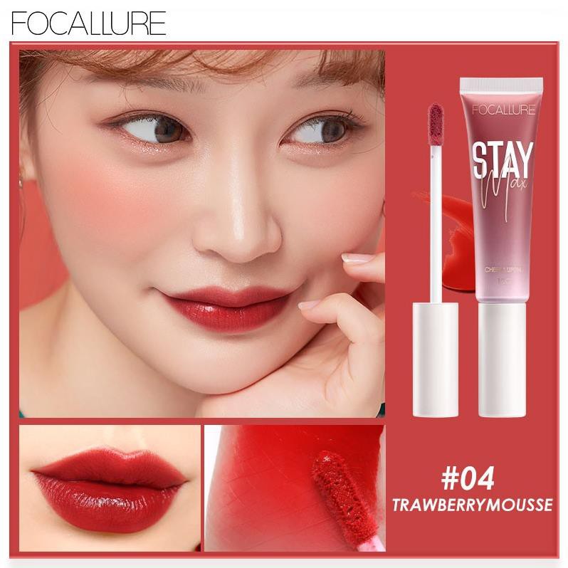 Son Kem Focallure STAYMAX Dưỡng Ẩm Có Thể Trang Điểm Môi Và Má Hồng 10g | BigBuy360 - bigbuy360.vn