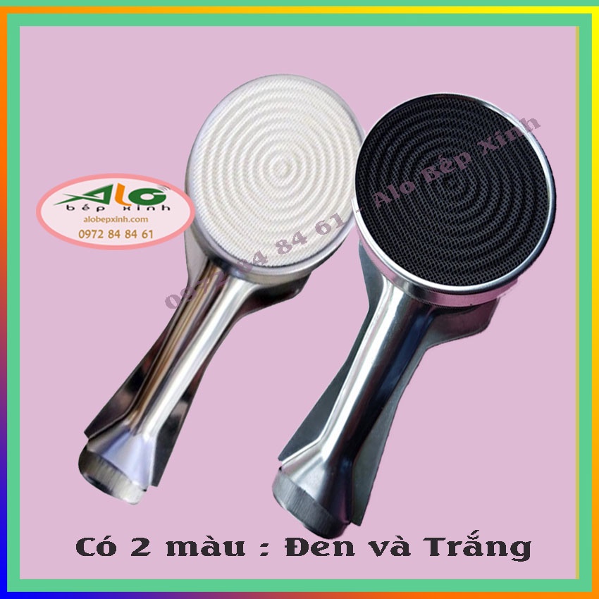 Điếu hồng ngoại bếp gas - điếu bếp gas hồng ngoại 2 màu đen - trắng , điếu đốt hồng ngoại mặt gốm - Alo Bếp Xinh