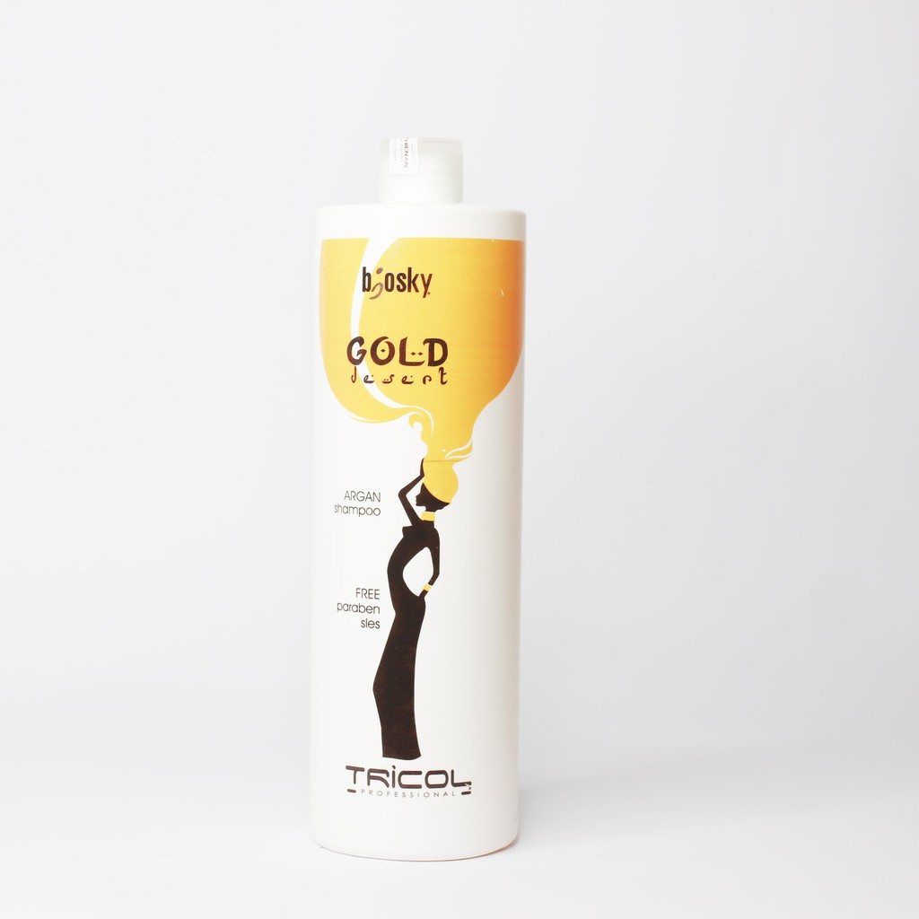 Dầu hấp dưỡng ẩm, phục hồi, mềm mượt Argan Gold Desert Mask 1000ml BK0028 hàng nhập khẩu của Ý chính hãng