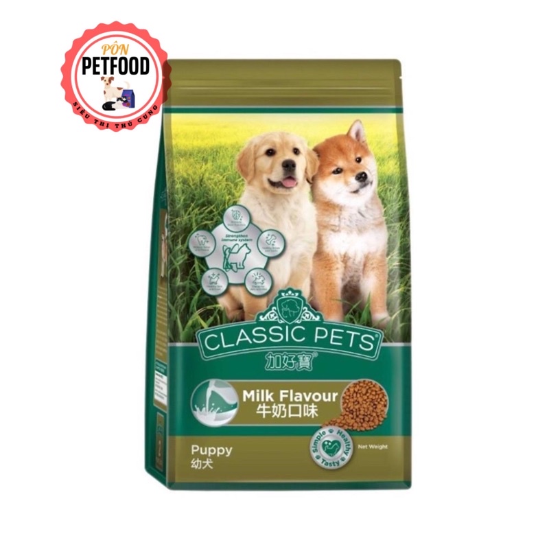 Thức Ăn Cho Chó Con Classic Pet Puppy Vị Sữa 400gr