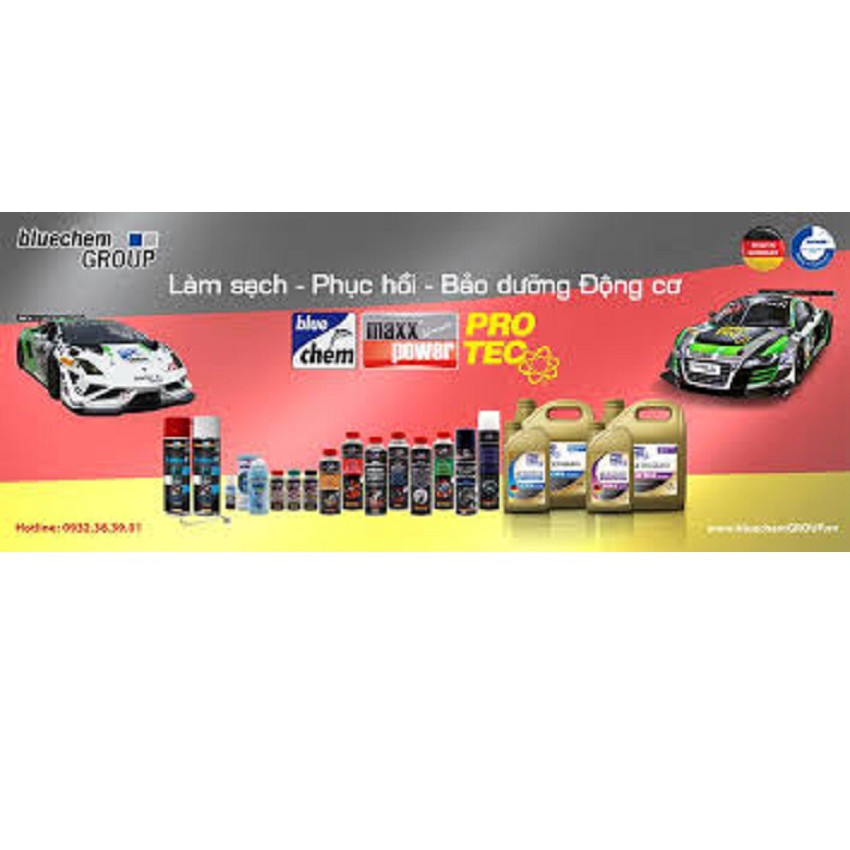 Bộ 2 Sản Phẩm Bluechem Làm Sạch Và Bảo Dưỡng Động Cơ diesel (250ml) (sạch động cơ + sạch hệ thống diesel)