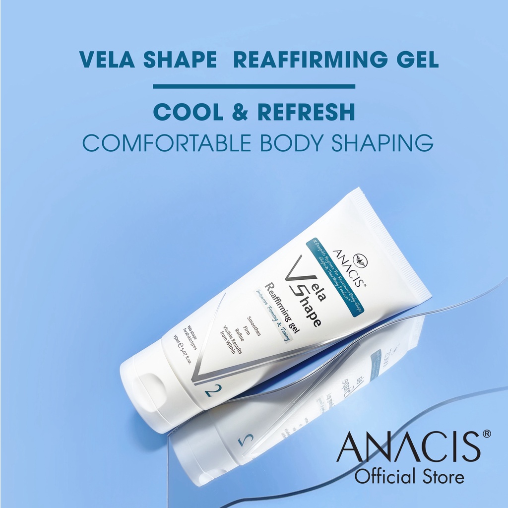 Gel lạnh dưỡng ẩm, làm săn chắc, chống chảy xệ, giảm Cellulite Vela Shape Reaffirming Gel thương hiệu Anacis 150ml