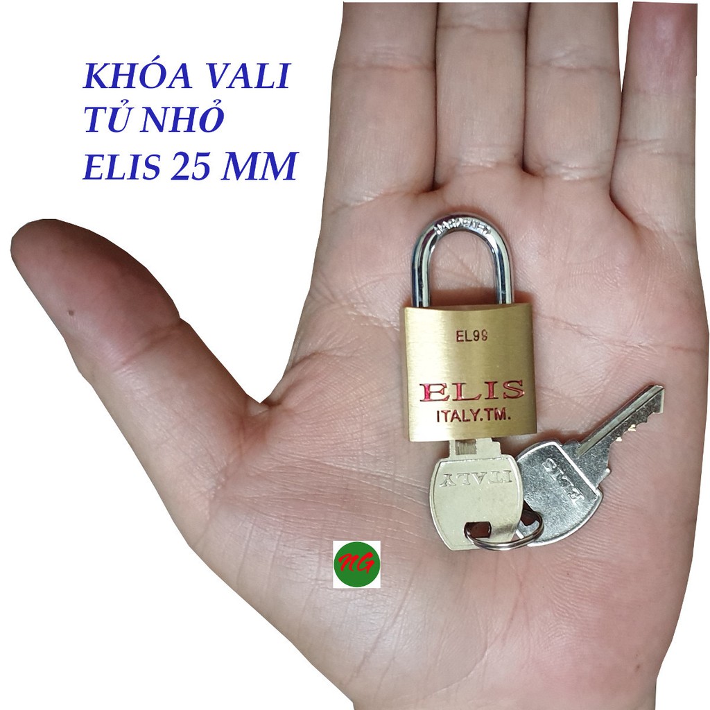 Ổ khóa vali túi xách tủ cá nhân 25 MM có 2 loại để lựa chọn