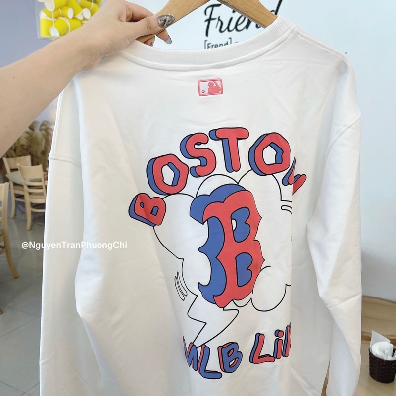 Áo nỉ dài tay mlb