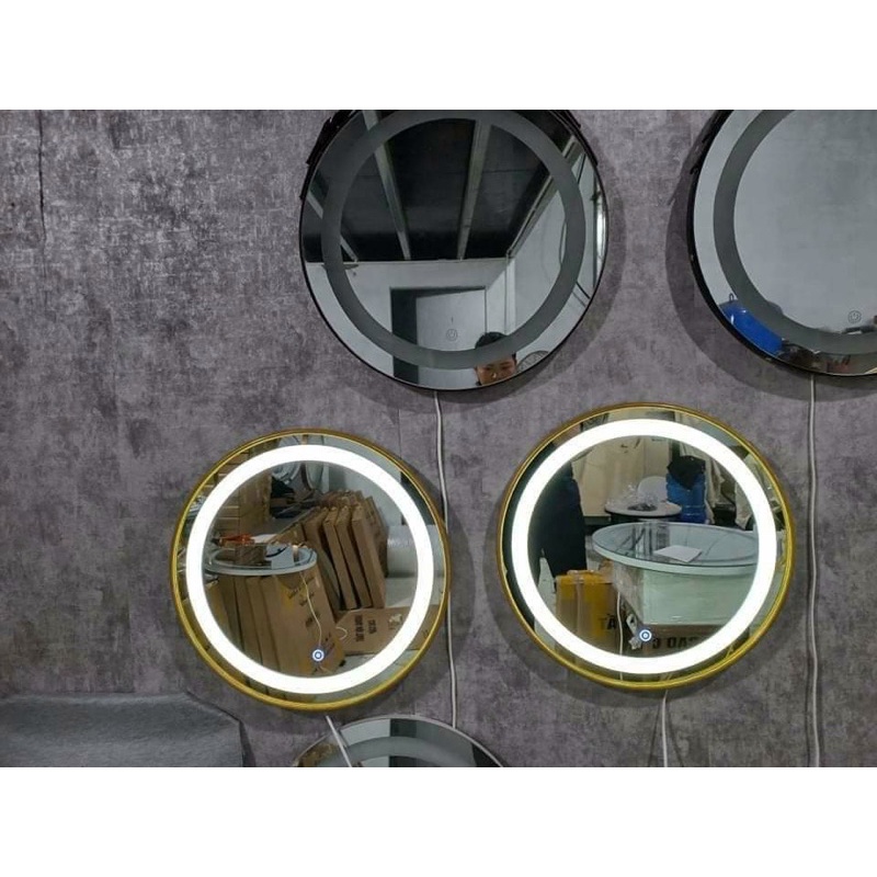 Gương led treo tường d50