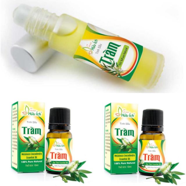 Tinh dầu Tràm 10ml (Chai lăn hoặc nhỏ giọt) thơm lâu hơn l1